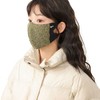 Adjustable Winter Fashion Thermal Fleece Mask Unisex Green