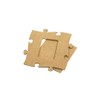 Unpainted MDF Square Puzzle Frame 24 x 24 cm
