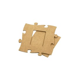 Unpainted MDF Square Puzzle Frame 24 x 24 cm