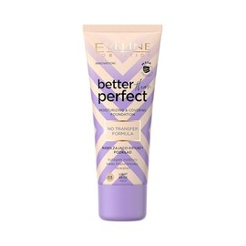 Eveline Cosmetics Better Than Perfect Radiant Foundation - Hyaluronic Acid, Plant Collagen & Squalane - Natural Glow & Moisture - Vegan & Mask Friendly