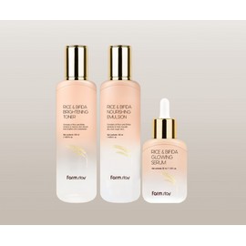 [Farm Stay] Rice & Bifida Toner + Emulsion + Serum Set / [팜스테이] 라이스 앤 비피다 토너+에멀전+세럼 세트