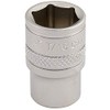 Draper 16525 1/4" Square Drive Micro Satin Chrome Imperial Socket,
