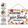 In Everything Give Thanks Sign, 1 Thessalonians 5:18 Scripture Sign,