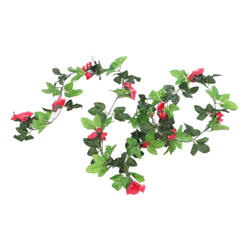 Artificial Rose Vine High Simulation Decorative Rose Vine Garland Fake