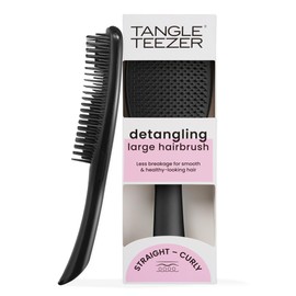 Tangle Teezer Wet Detangler Large Black. Professional Hairbrush Specially for Wet and Thick Hair