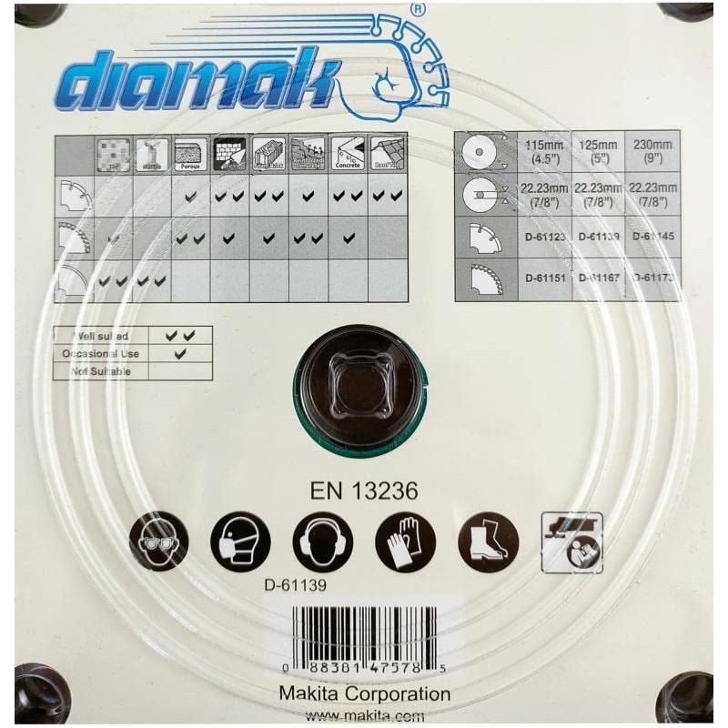 Makita Diamak Diamond Blade 230 x 22.23 mm