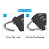 PATIKIL Security Steel Cable with 3 Digit Combination Lock, 2