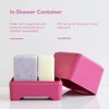 Ethique Bamboo and Cornstarch, Plastic-Free Shampoo and Conditioner Shower Container