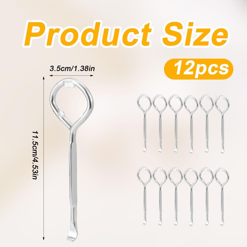 12pcs Paint Can Opener, Steel Paint Tin Openers Can Lid