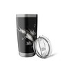 Pike Fishing Predatory Fish Splash Art Stainless Steel Insulated Tumbler
