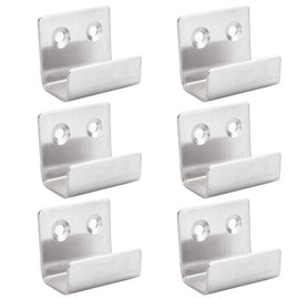 YEYIT Towel Hooks Wall Hooks 6 Pieces Hooks Stainless Steel for Screwing Heavy Duty Hooks Coat Hooks with Screws Dowels