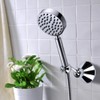 Shower Head Holder, Queta Adjustable Cooper Shower Bracket Chrome Plated