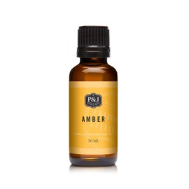 P&J Trading Fragrance Oil | Amber Oil 30ml - Candle Scents for Candle Making, Freshie Scents, Soap Making Supplies, Diffuser Oil Scents