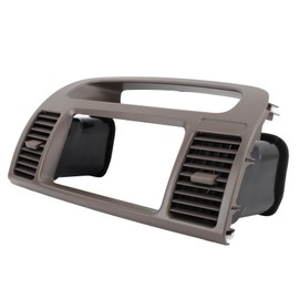 Center Dash Air Outlet Panel, Center Dash Air Outlet Panel Car Front AC Air Vent Panel Assembly Bezel Replacement for Toyota Camry XV30 2001 to 2006