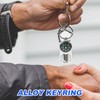 NOLITOY Compass & Keychain Set of 3, Retro, Zinc Alloy,
