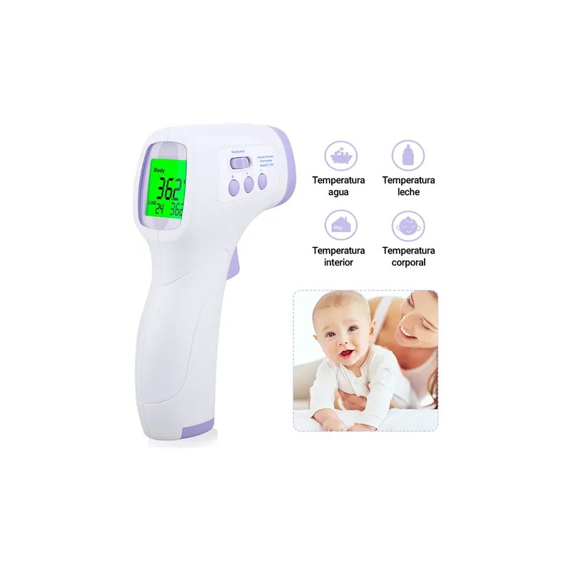 Termometro Frente Infrarrojo Digital Cf-818 Para Infantil
