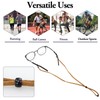 JRSHIRLEYLTD 4 Pieces Glasses Strap, Adjustable Sunglasses Strap, Universal Glasses