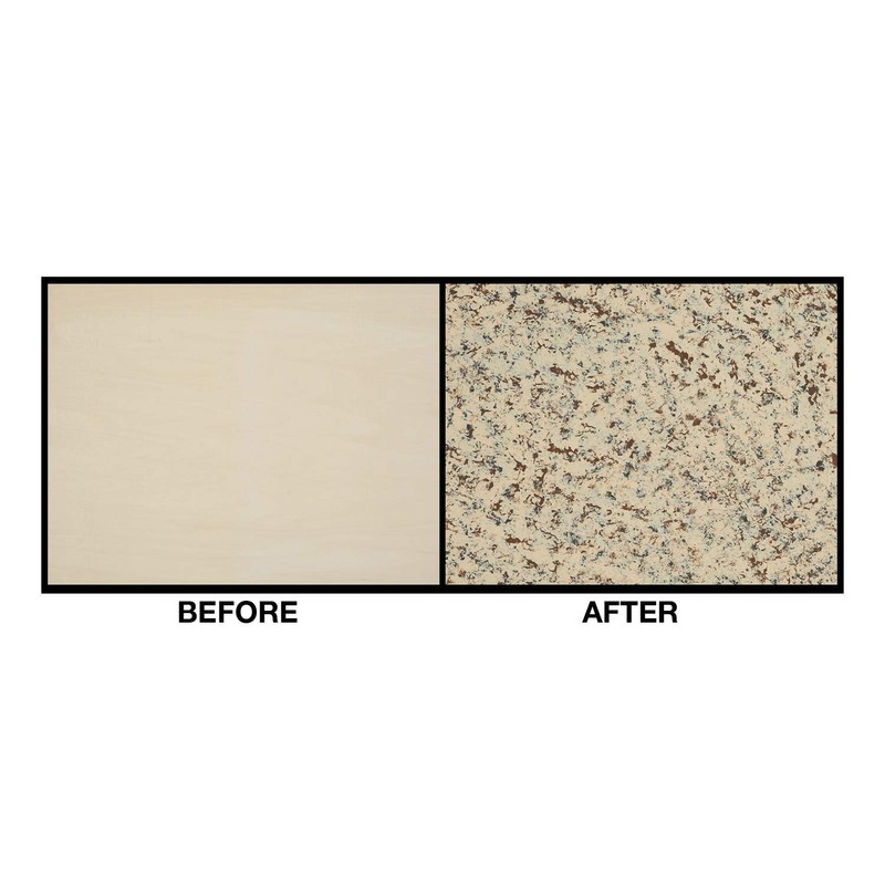 GLAINTE Granite Countertop Paint Kit - Brown Counter Top Refinishing