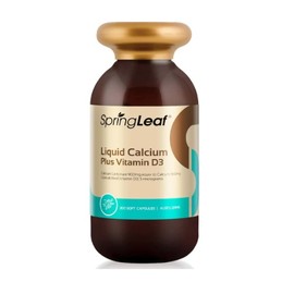Springleaf-Liquid Calcium Plus Vitamin D3 – 200 Capsules