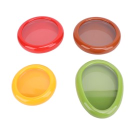 CHEOTIME Reusable Fruit Storage Box, Fruit And Vegetable Prevent Oxidation Storage Box Effective Preservation Plastic Onion Storage Avocado Saver Veggie Storage Containers for Fridge