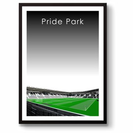 GroundDesigns DERBY COUNTY FC Football Gift PRIDE PARK Stadium Art Unframed A3 Print DCFC
