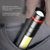 LED Flashlight Multifunction Highlight Telescopic Zoom Rechargeable Waterproof Mini Flashlight