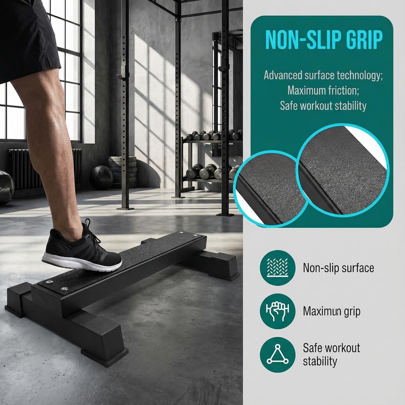 Steel Calf Raise Bar, Standing Calf Raise Platform Machine, Calf