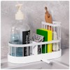 Sponge Holder for Kitchen Sink with Brush Holder and Non-Slip