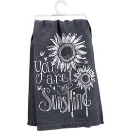 Primitives by Kathy Chalk Dish Towel, 28" x 28", You are My Sunshine