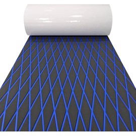 LSS laidi Boat Flooring Eva Foam Decking Marine Non-Slip Self-Adhesive Flooring for Motorboat Fishing Boat RV Yacht Kayak Swimming Pool 110.2''/102.3''/94.5''/86.6''/59''/X37.4''