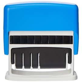 Colop S120/WD Dial-A-Phrase-Dater Stamp Self-Inking 12 Phrases Imprint 43x4mm Red/Blue Ref 14531000