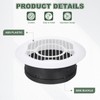 PATIKIL 6 Inch Round Air Vent Cover, 4 Pcs ABS