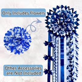 4 Pcs Homecoming Mum Flower 6.7 Inches Artificial Silk Mums Chrysanthemums Homecoming Supplies DIY Crafts for Back to School Homecoming Week Party Decorations