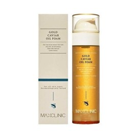 Home Shopping Same Max Clinic Oil Foam Cleansing Gold Caviar Large Capacity 110g 1 + Sample - Max Clinic Gold Caviar 110g + Sample / 홈쇼핑 동일 맥스클리닉 오일 폼 클렌징 골드 캐비어 대용량 110g 1개+샘플 - 맥스클리닉 골드 캐비어 110g+샘플