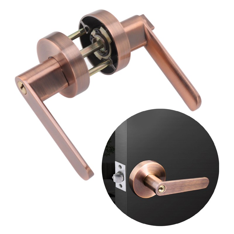 Passage Door Lever Set Aluminum Alloy Simple Modern Door Entry