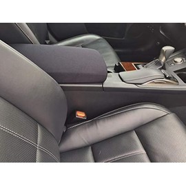 Auto Console Covers- Fits The Lexus ES 350 2013-2018 Center Console Armrest Lid Cover Waterproof Neoprene Fabric. (Black)