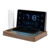 AcuRite Weather Valet with Qi-Certified Wireless Charging Pad, Auto-Dimming LCD