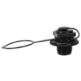 Yctze 23.9mm Black Plastic Air Valve Replacement for Inflatable Fishing Boat, Float Tube, Kayak, Hot Tub, Spa, Mattress