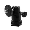 Mini Tripod Ball Head, Camera Tripod 1/4 Hot Shoe Adapter