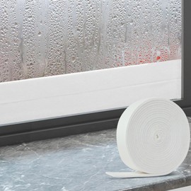 FuKuEn Window Condensation Absorber Moisture Absorber for Windows Condensation Absorbent Strip White Absorbing Water and Keeping Sill Dry 1.18inch*157inch