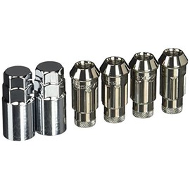 Muteki 32901T Chrome Titanium 12mm x 1.25mm SR48 Open End Locking Lug Nut Set