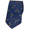 Soprano Navy Bumble Bee Luxury Silk Tie (Navy)