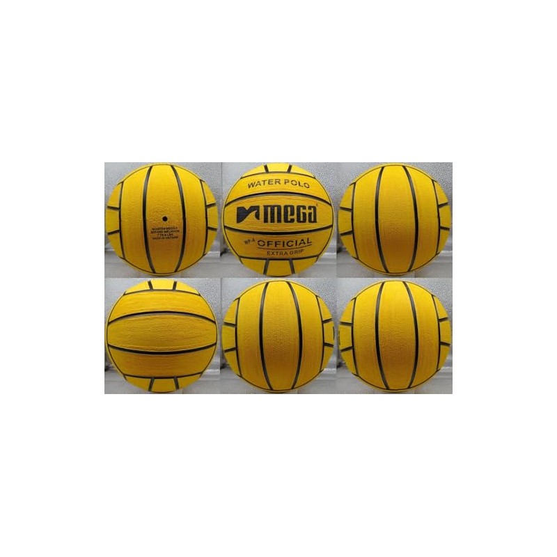 Mega Sport Water Polo Ball, Size 4, Yellow