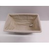 Brightroom Small Woven Twisted Paper Rope Tapered Basket Gray 10.25"
