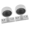 2PCS Stanchion Hand Rail Fitting 316 Stainless Steel Mirror Polishing
