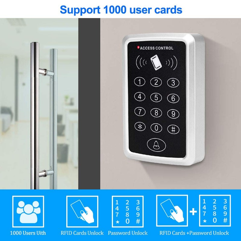 XYBkey Standalone Access Control System Kit Keypad Controller Waterproof RFID
