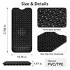 Non-Slip Shower Mat for Bathtub - Water Resistant Anti-Slip Bath