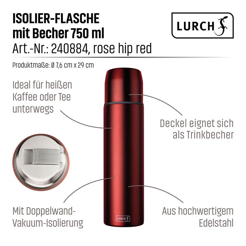 urch Insulated Flask / Thermal Bottle for Hot and Cold