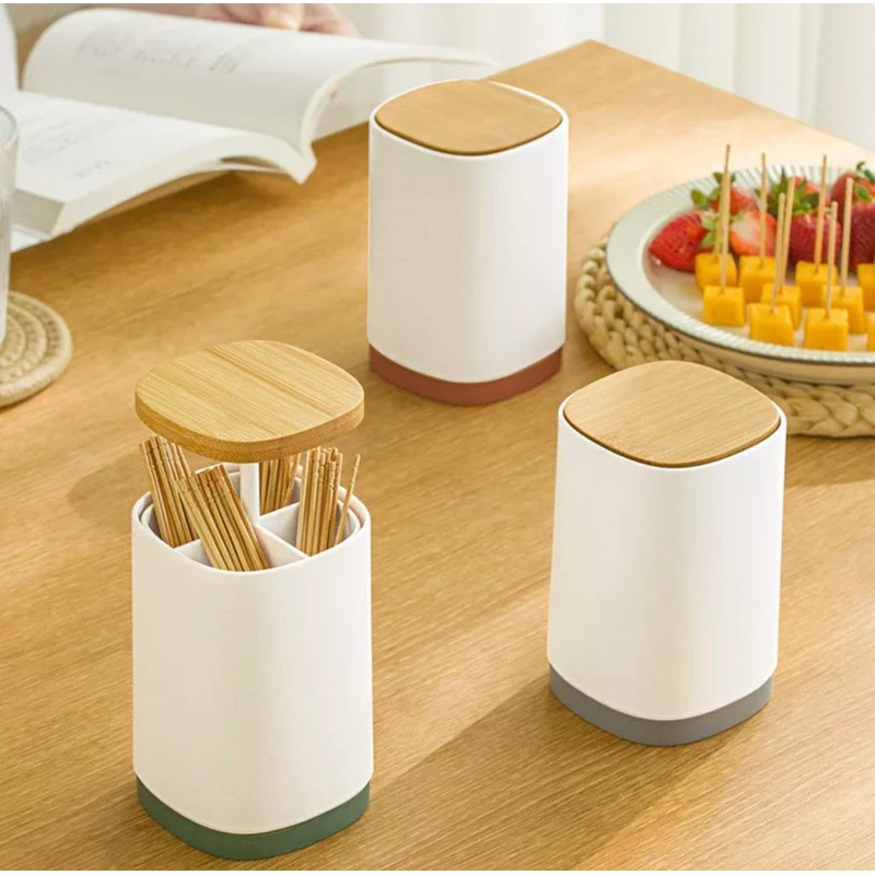 Wonder Toothpick Dispenser - Dispenser with Easy-Lift Function - Toothpick