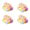 Set of 12 Erasers Arch Shape Elementary School Learning Cute